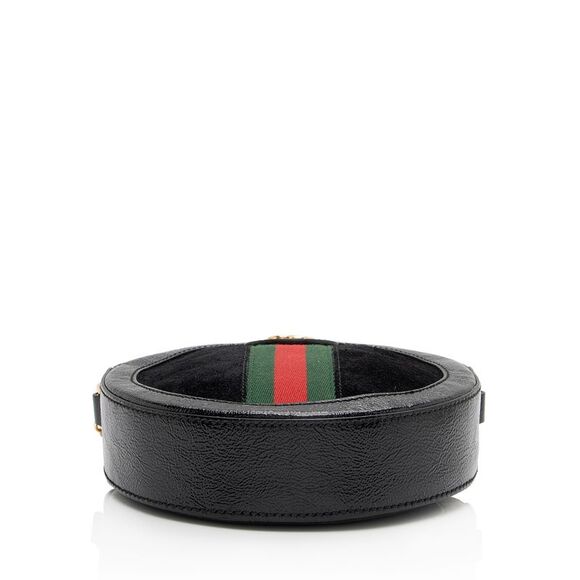 Gucci Suede Ophidia Round Mini Shoulder Bag - Picture 4 of 15